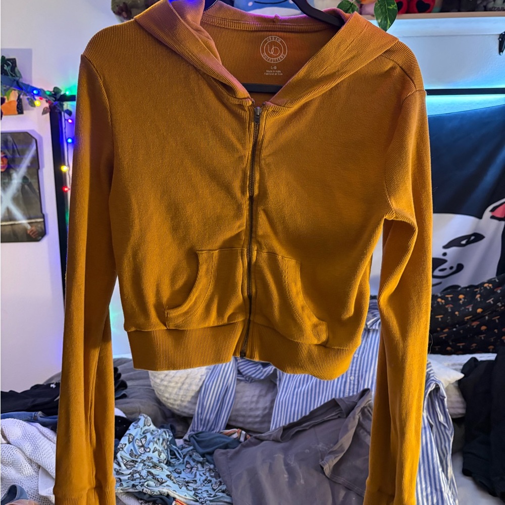 Urban Outfitters Mustard Yellow Hoodie